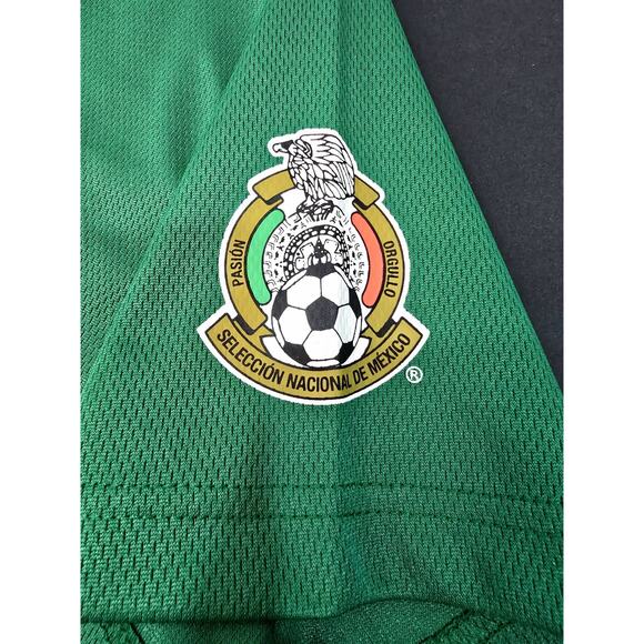 Mexico National Football Team SNM Soccer Jersey Mens Medium Green Black - Picture 2 of 5